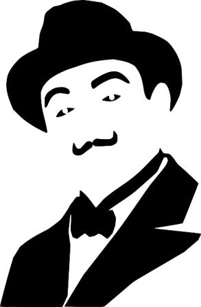 One of my favourite detectives, Hercule Poirot. Image by Pixabay.