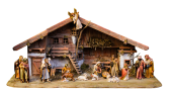 The Nativity scene. Image via Pixabay