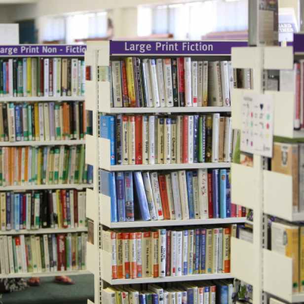 Library shelf. Image via Pexels