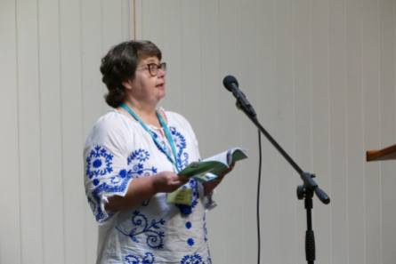 Many thanks to Geoff Parkes for kind permission to use this shot of me reading at the Swanwick Prose Open Mic Night.