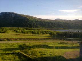 The view opposite the Scottish holiday cottage I stayed in. Image by Allison Symes