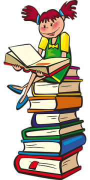 This IS what I call a reading pile. Pixabay image.