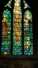 The more you looked at this amazing stained glass window, the more you saw in it. Image by Allison Symes