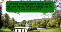 Jane Austen - opening for Pride and Prejudice
