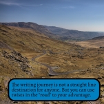 The writing journey is not a straight line one for anyone