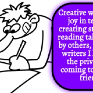Creative writing is a joy